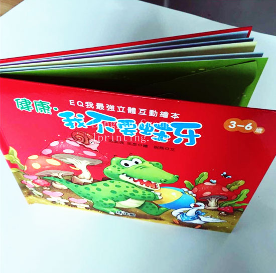 Chidlren Pop-up Book Printing,Hardcover Children Book Printing