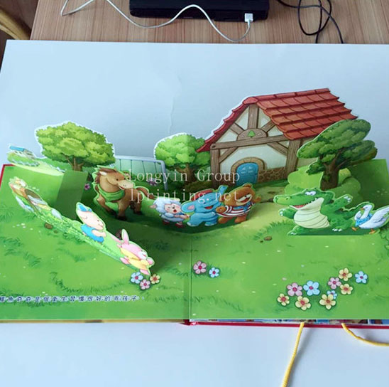 Pop-up Story Book Printing,Children Textbook Printing in China