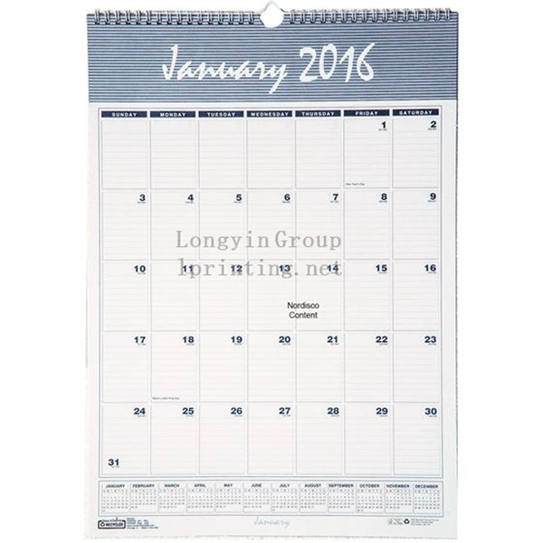 Wall Calendar Printing Service,2016 Calendar Printing