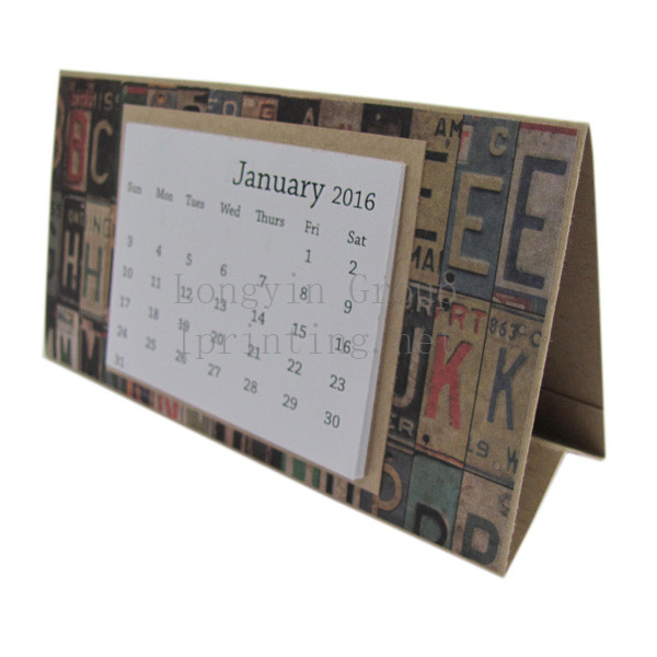 New Style Desk Calendar Printing,High Quality 2016 Desk Calendar