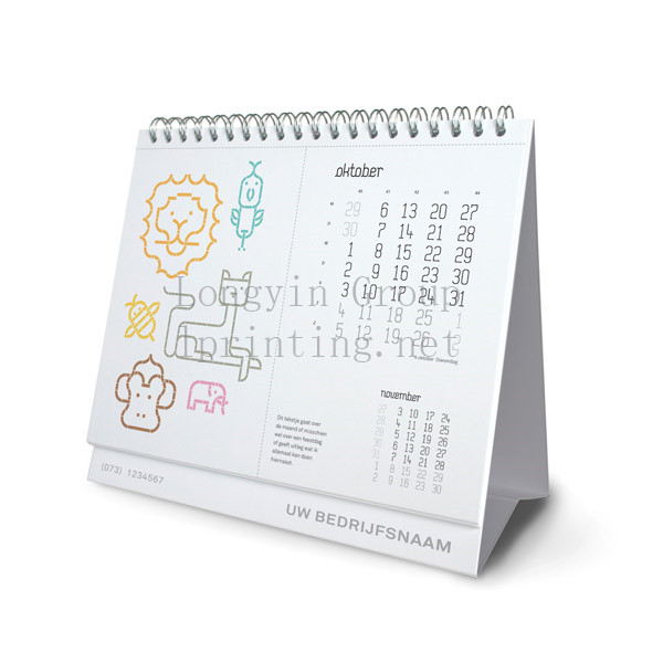 Desk Calendar 2016 Printing in China,2016 Calendar Printing Service
