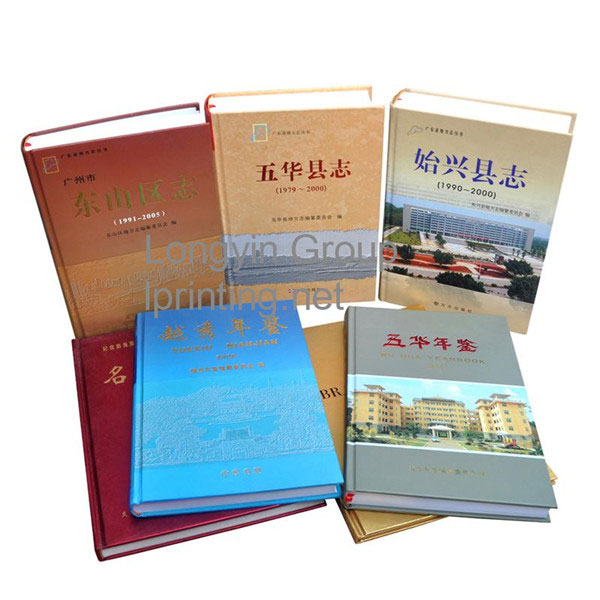 Hardcover County Annals Printing,Hardcover Book Printing Service China