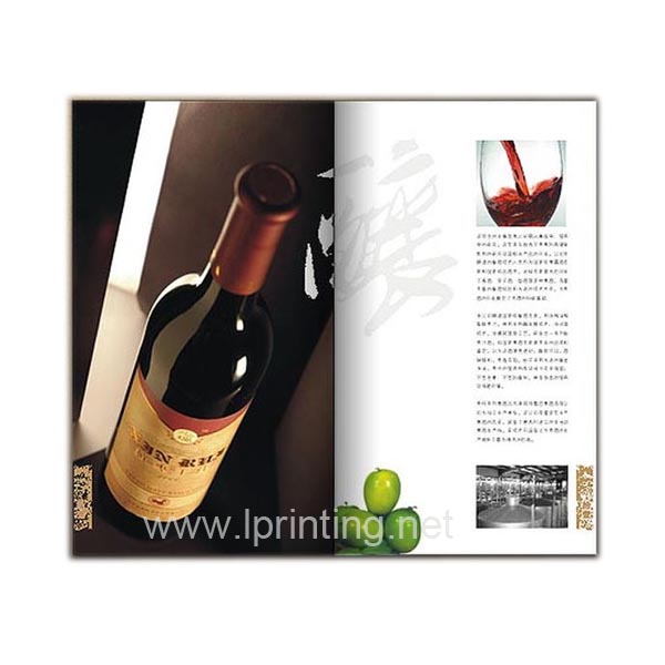 Red Wine Picture Album Printing,Beautiful Album Printing