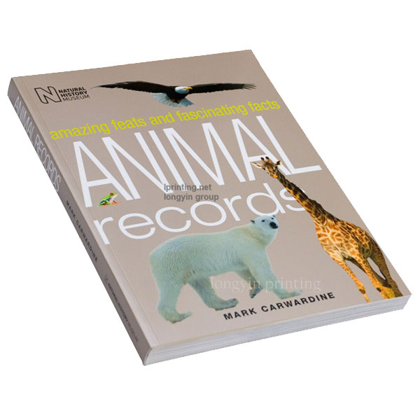 Animal paperback Printing,Softcover Book Printing Service