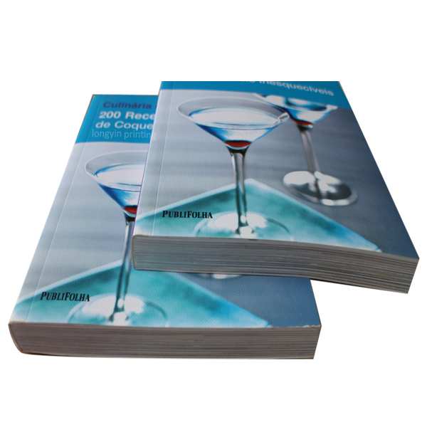 Custom high quality softcover book printing service