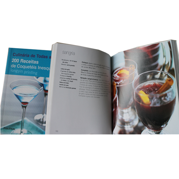 Custom high quality softcover book printing service